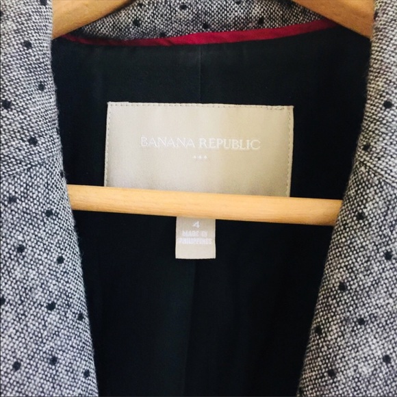 Banana Republic Grey Black Dotted Suit - Picture 6 of 8
